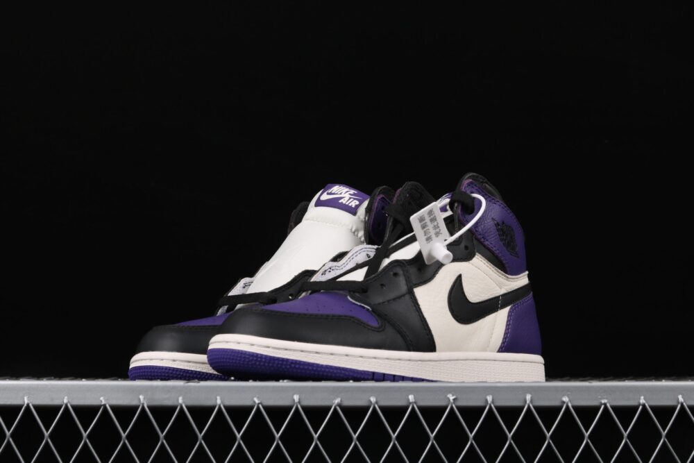 Jordan 1 Retro High Court Purple Black Toe - 6