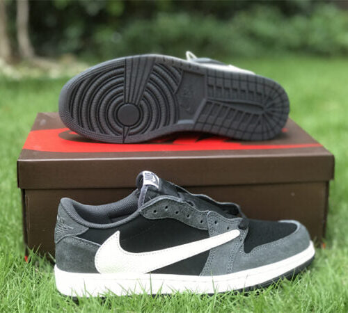 Travis Scott x Air Jordan 1 Low OG Black/Phantom - 10