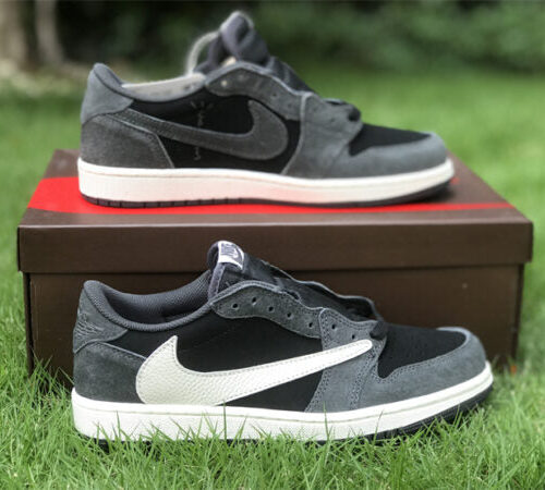 Travis Scott x Air Jordan 1 Low OG Black/Phantom - 14