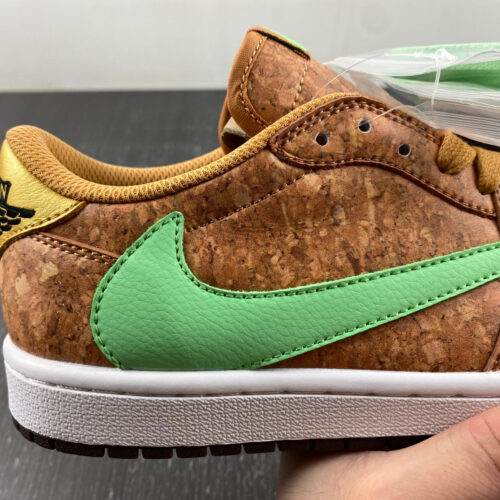 Travis Scott x Air Jordan 1 Brown and Green - 10