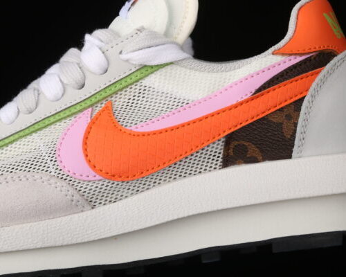 Sacai x Nike LVD Waffle Daybreak Medium Grey/Orange-Pink - 3