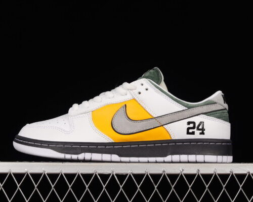 Nike SB Dunk Low Kobe White Yellow Green Black - 14