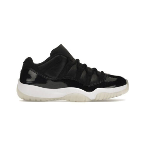 Jordan 11 Retro Low 72-10, Black/White/Sail/Gym Red