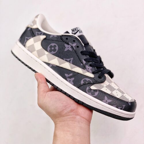 Travis Scott X Air Jordan 1 Low Full Print LV - 6