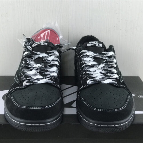 Jordan 1 Retro Low Travis Scott Black Phantom Extended Size 14 - 15
