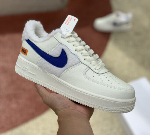 Nike Air Force 1 Low Sherpa Fleece White - 6