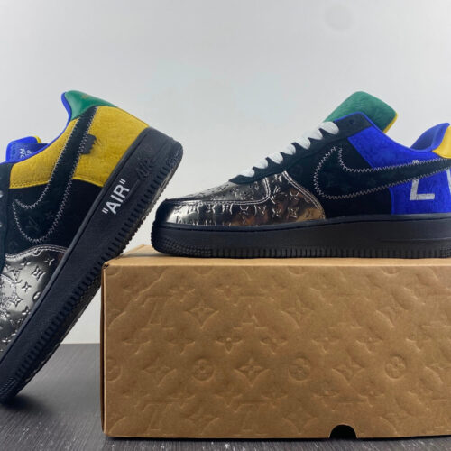 Louis Vuitton x Nike Air Force 1 Chrome Toe - 9