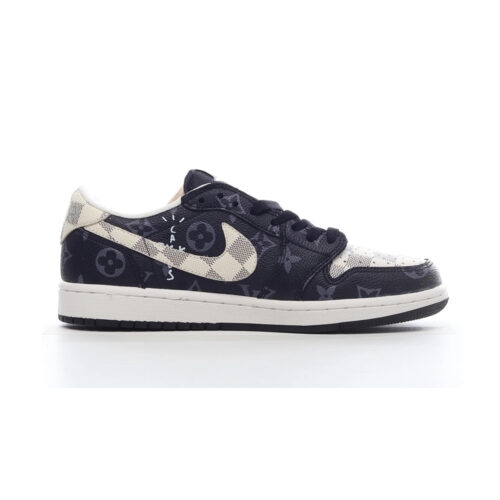 Travis Scott X Air Jordan 1 Low Full Print LV