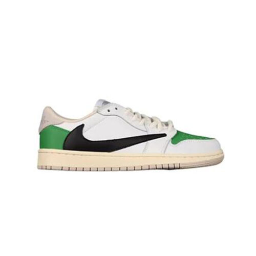 Travis Scott X Air Jordan 1 Low White Green