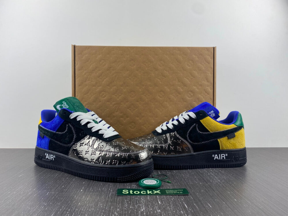 Louis Vuitton x Nike Air Force 1 Chrome Toe - 8