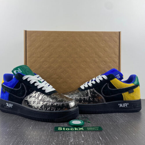 Louis Vuitton x Nike Air Force 1 Chrome Toe - 8