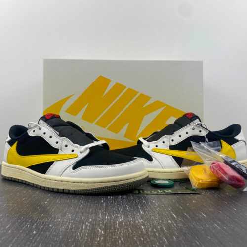 Travis Scott x Air Jordan 1 Yellow White - 15