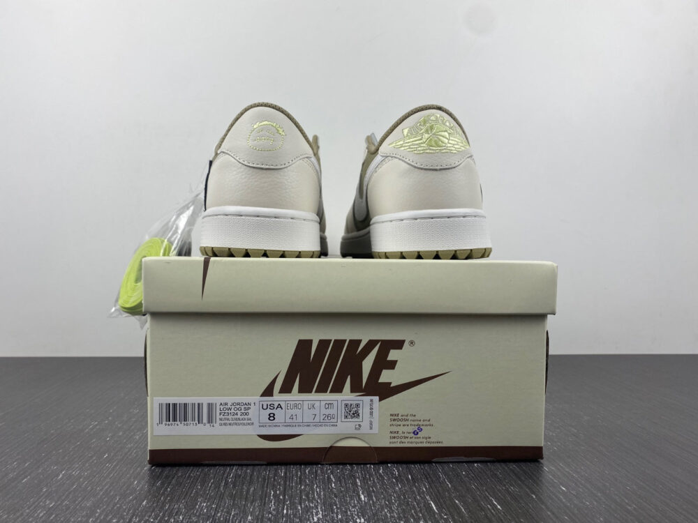 Travis Scott x Air Jordan 1 Low OG SP Golf "Olive" - 5