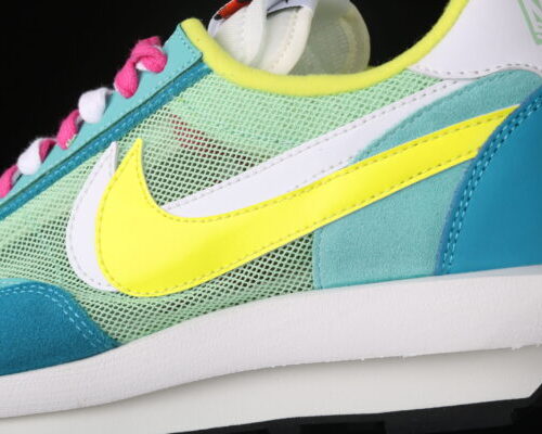 Nike LDV Waffle, Sacai Blue Green Yellow White - 6