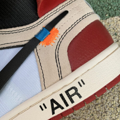 OFF WHITE Air Jordan 1 Chicago Red Extended Size - 12