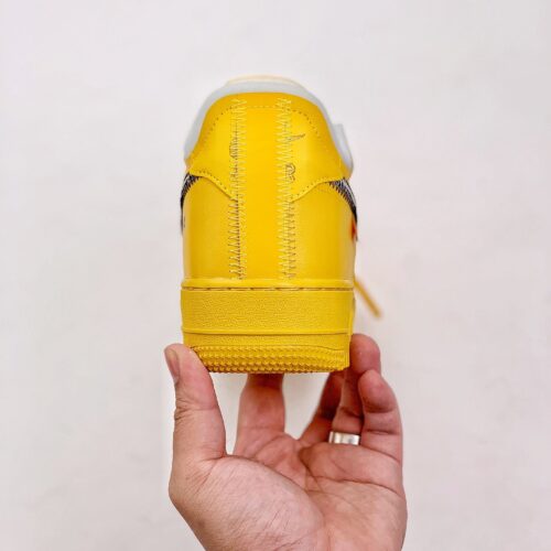 Nike Air Force 1 Low OFF-WHITE University Gold Metallic Silver - 11