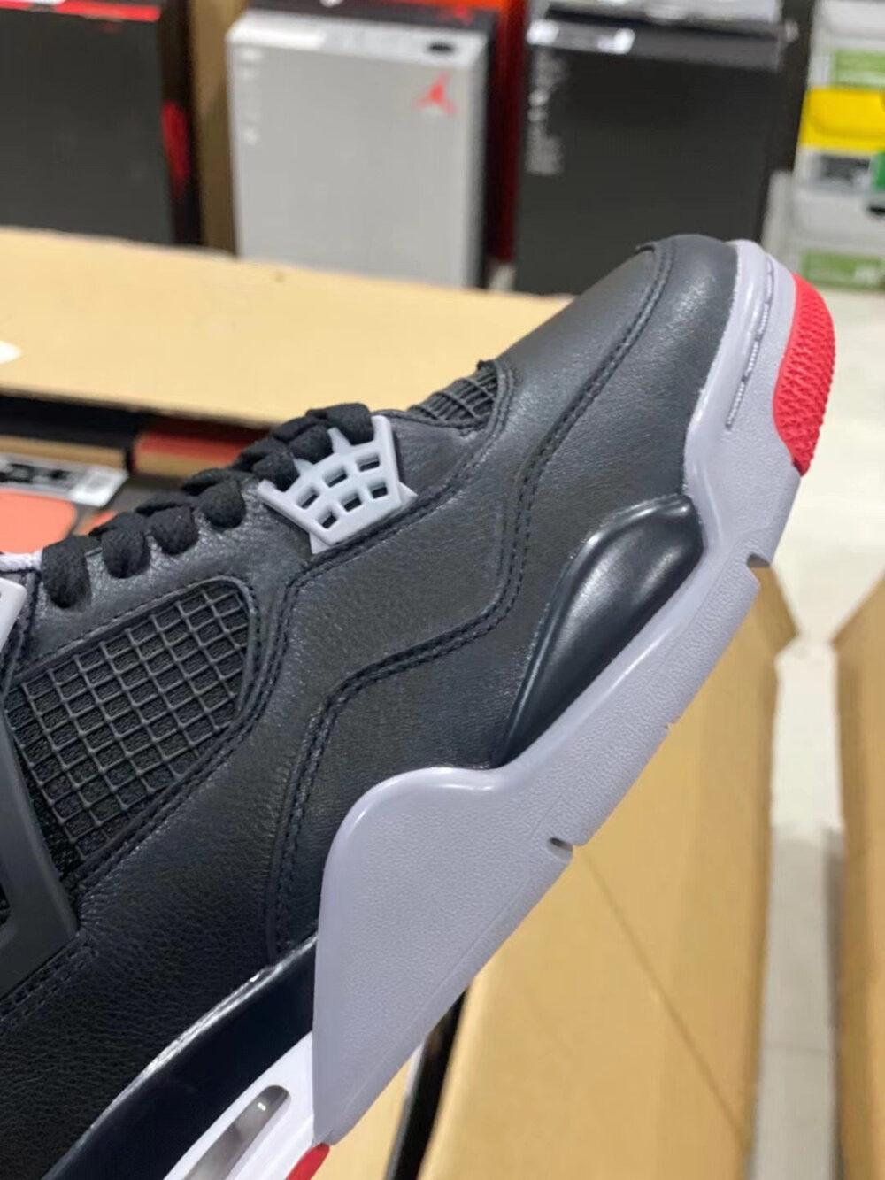 Air Jordan 4 Bred REIMAGINED - 5