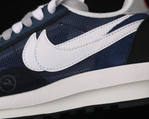 Sacai x Fragment Design x Nike Lvd Waffle Daybreak Grid Navy Blue Black - 2