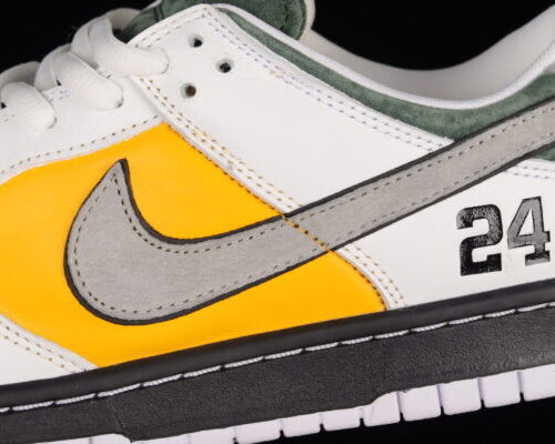 Nike SB Dunk Low Kobe White Yellow Green Black - 12