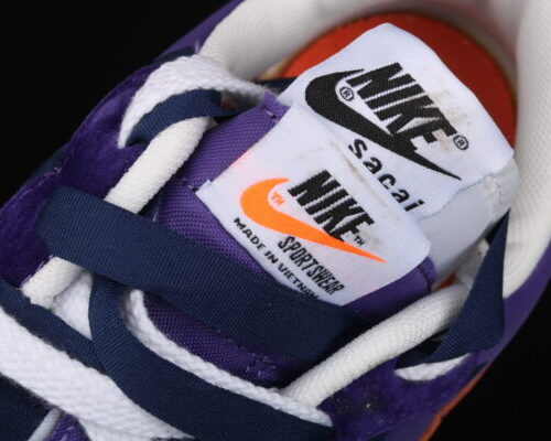 Nike Vaporwaffle, Sacai Dark Iris - 2