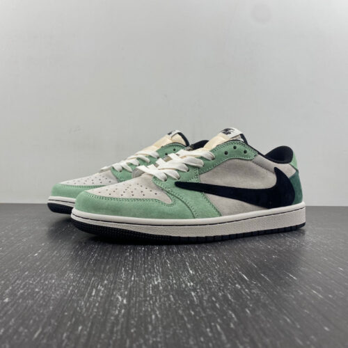 Travis Scott x Air Jordan 1 Green Black - 16