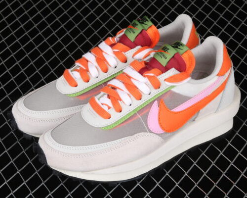 Nike LD Waffle Sacai CLOT Net Orange Blaze - 2