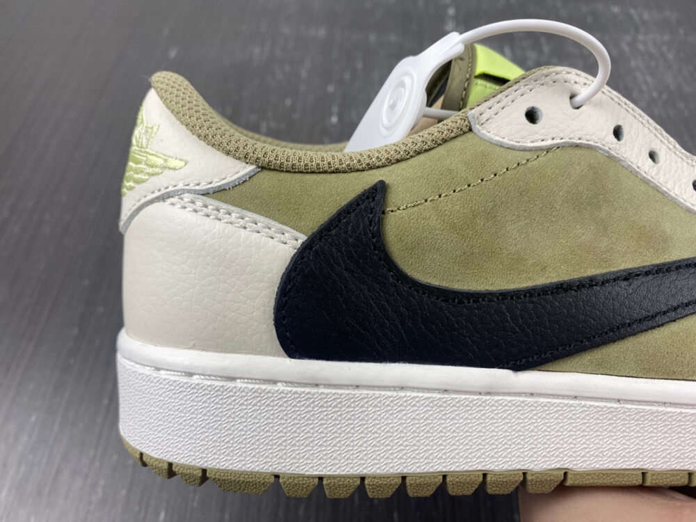 Travis Scott x Air Jordan 1 Low OG SP Golf "Olive" - 6