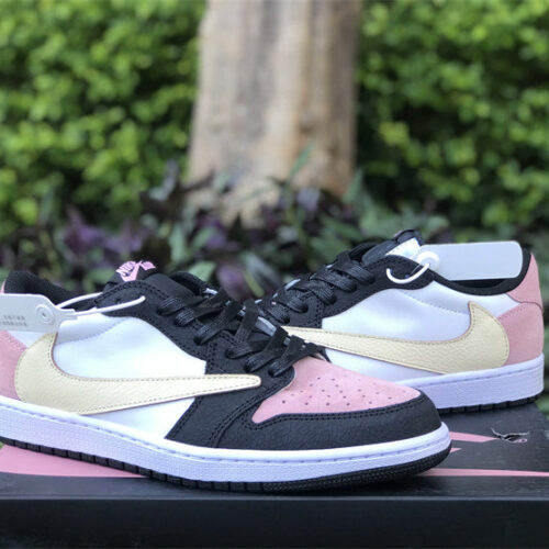 Travis Scott X Air Jordan 1 Low Bleached Coral - 4