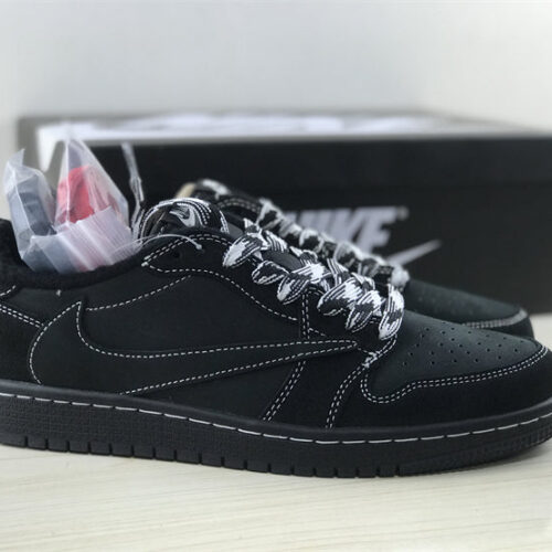 Jordan 1 Retro Low Travis Scott Black Phantom Extended Size 14 - 13