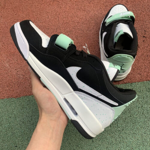 Jordan Legacy 312 Low Black White Teal Tint - 8