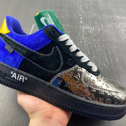 Louis Vuitton x Nike Air Force 1 Chrome Toe - 17