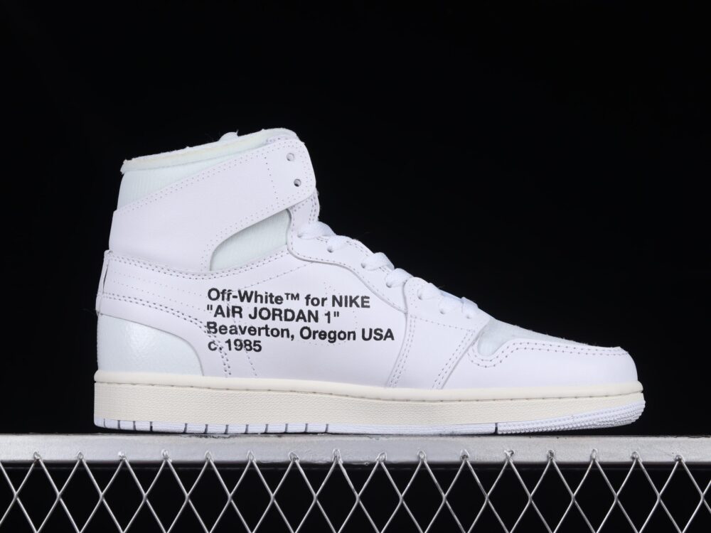 Jordan 1 Retro High Off-White White Extended Size - 14