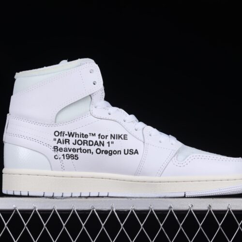Jordan 1 Retro High Off-White White Extended Size - 14