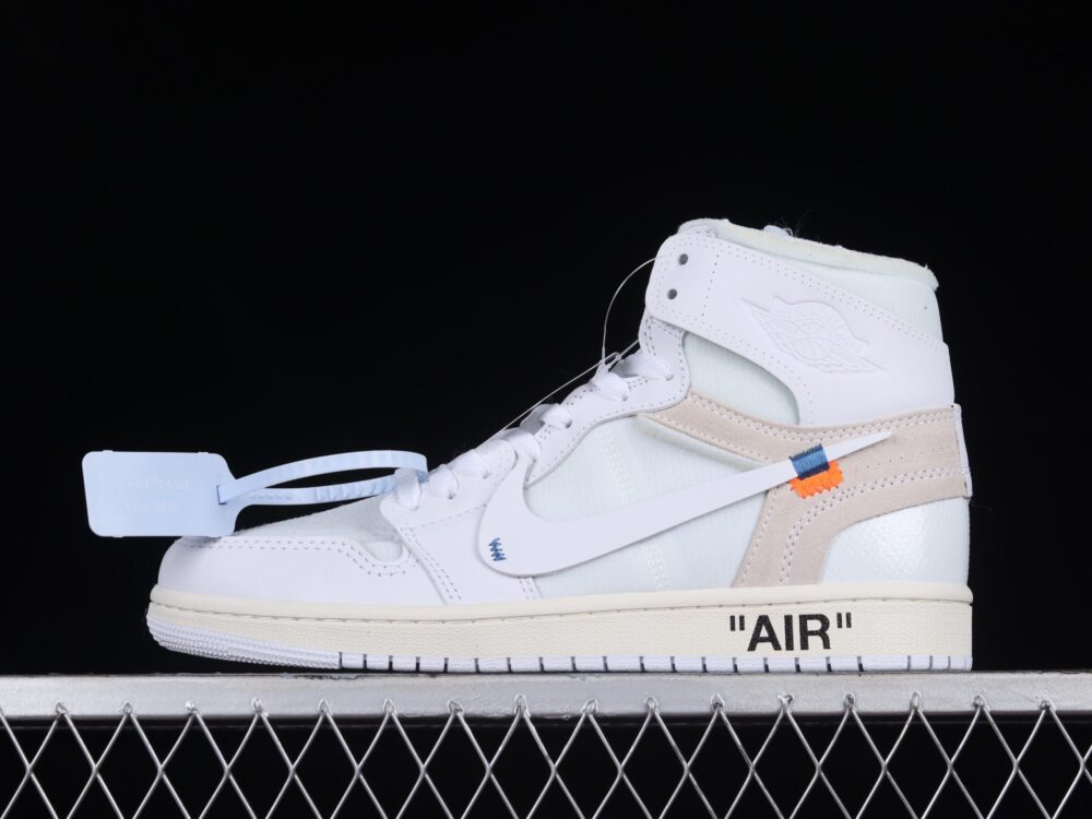 Jordan 1 Retro High Off-White White Extended Size - 4