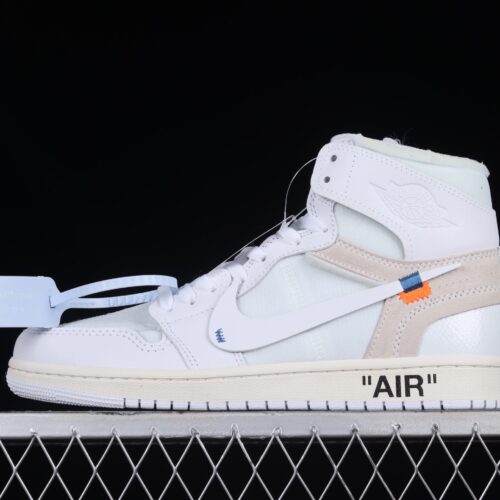 Jordan 1 Retro High Off-White White Extended Size - 4