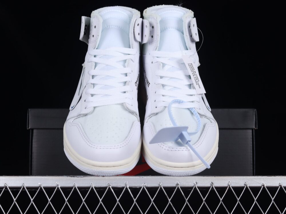 Jordan 1 Retro High Off-White White Extended Size - 5