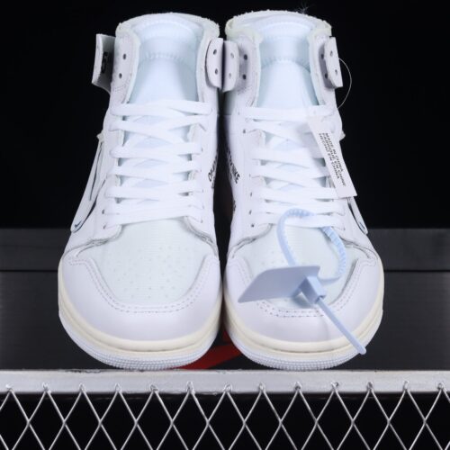 Jordan 1 Retro High Off-White White Extended Size - 5