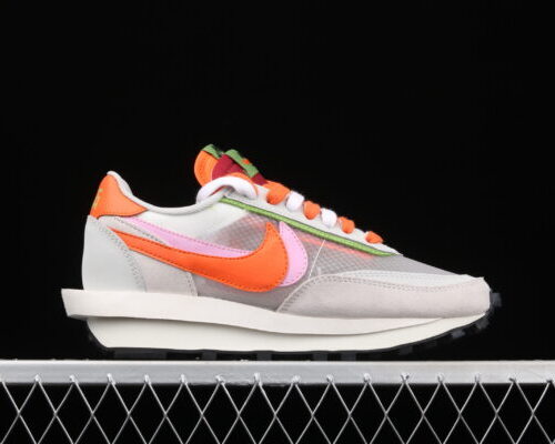 Nike LD Waffle Sacai CLOT Net Orange Blaze - 3