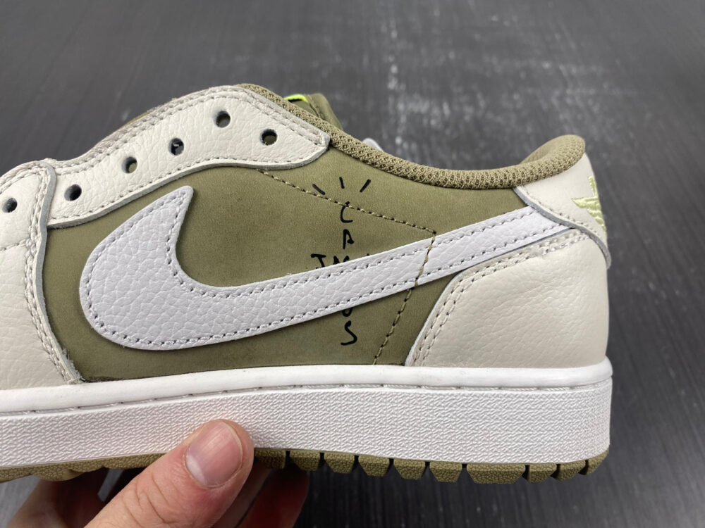 Travis Scott x Air Jordan 1 Low OG SP Golf "Olive" - 20