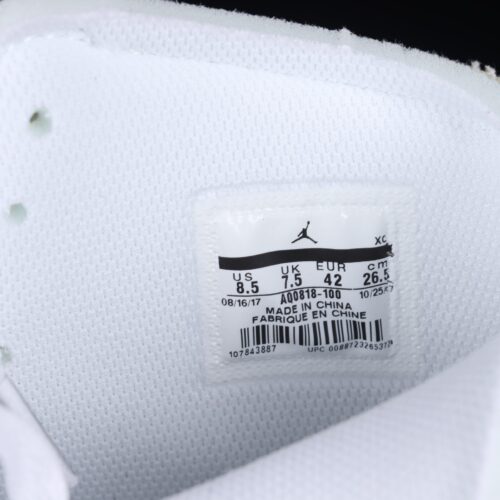 Jordan 1 Retro High Off-White White Extended Size - 15