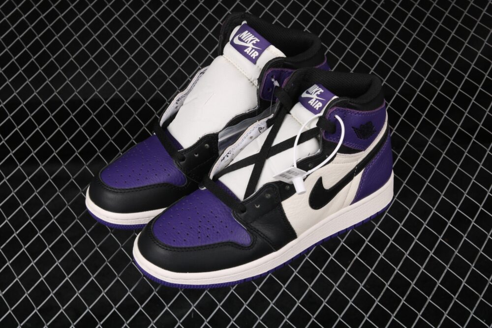 Jordan 1 Retro High Court Purple Black Toe - 11