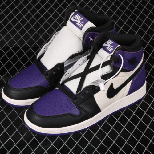 Jordan 1 Retro High Court Purple Black Toe - 11