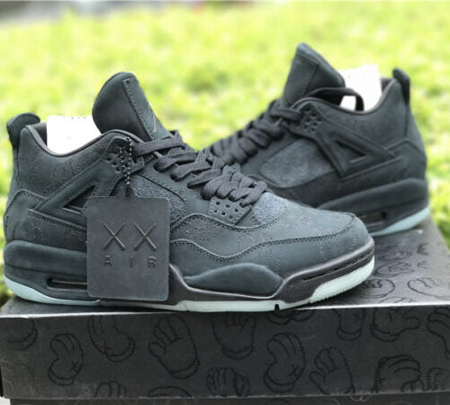 Jordan 4 Retro Kaws Black - 12