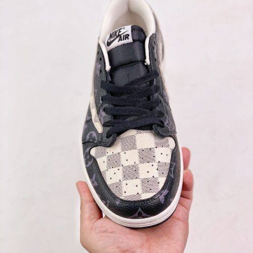 Travis Scott X Air Jordan 1 Low Full Print LV - 9