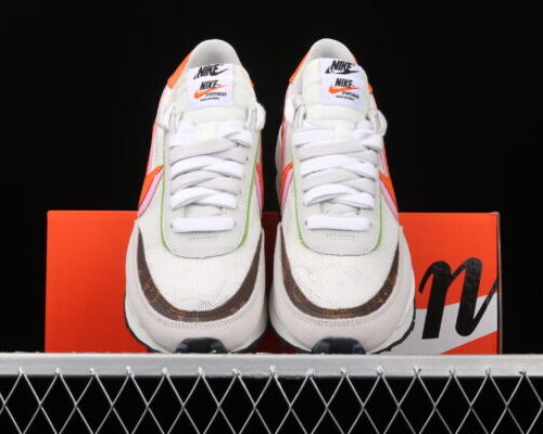 Sacai x Nike LVD Waffle Daybreak Medium Grey/Orange-Pink - 4