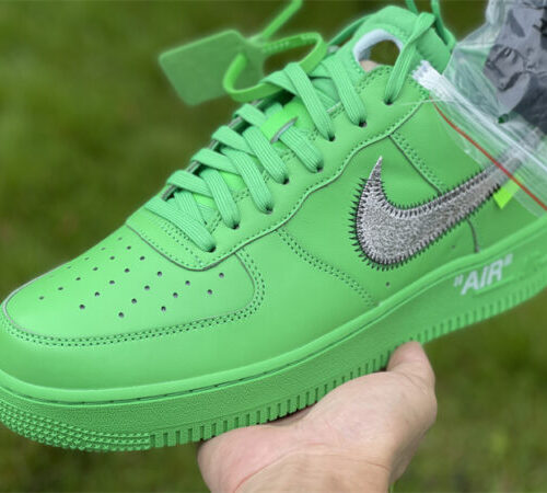 Nike Air Force 1 Low Off-White Light Green Spark - 4