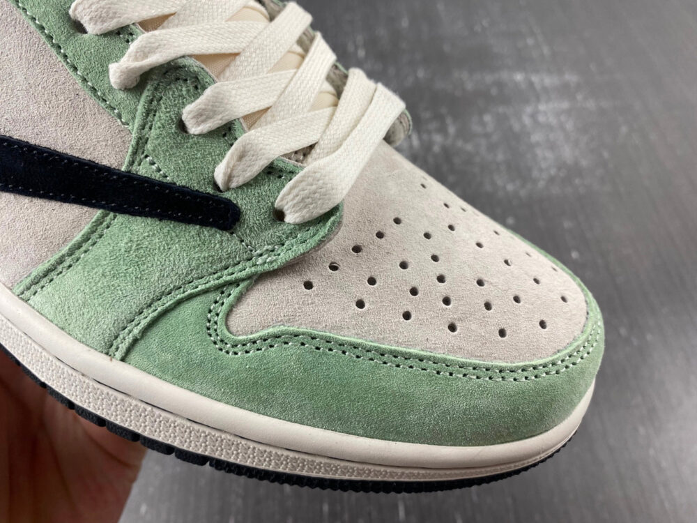 Travis Scott x Air Jordan 1 Green Black - 9