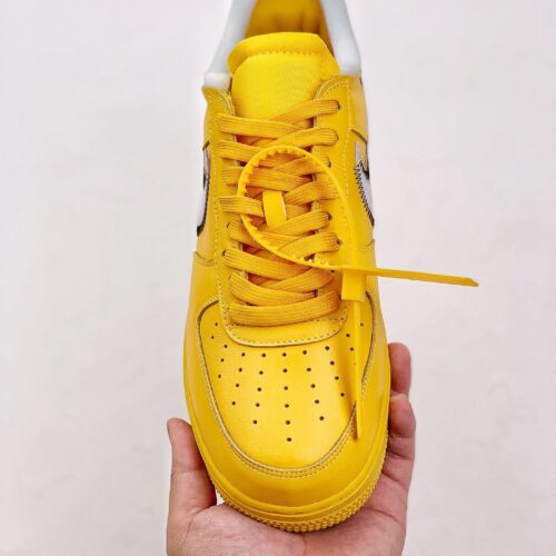 Nike Air Force 1 Low OFF-WHITE University Gold Metallic Silver - 8