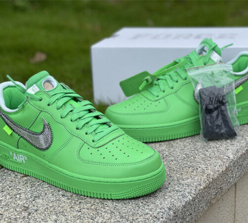 Nike Air Force 1 Low Off-White Light Green Spark - 3