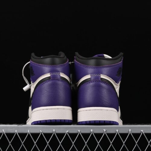 Jordan 1 Retro High Court Purple Black Toe - 8
